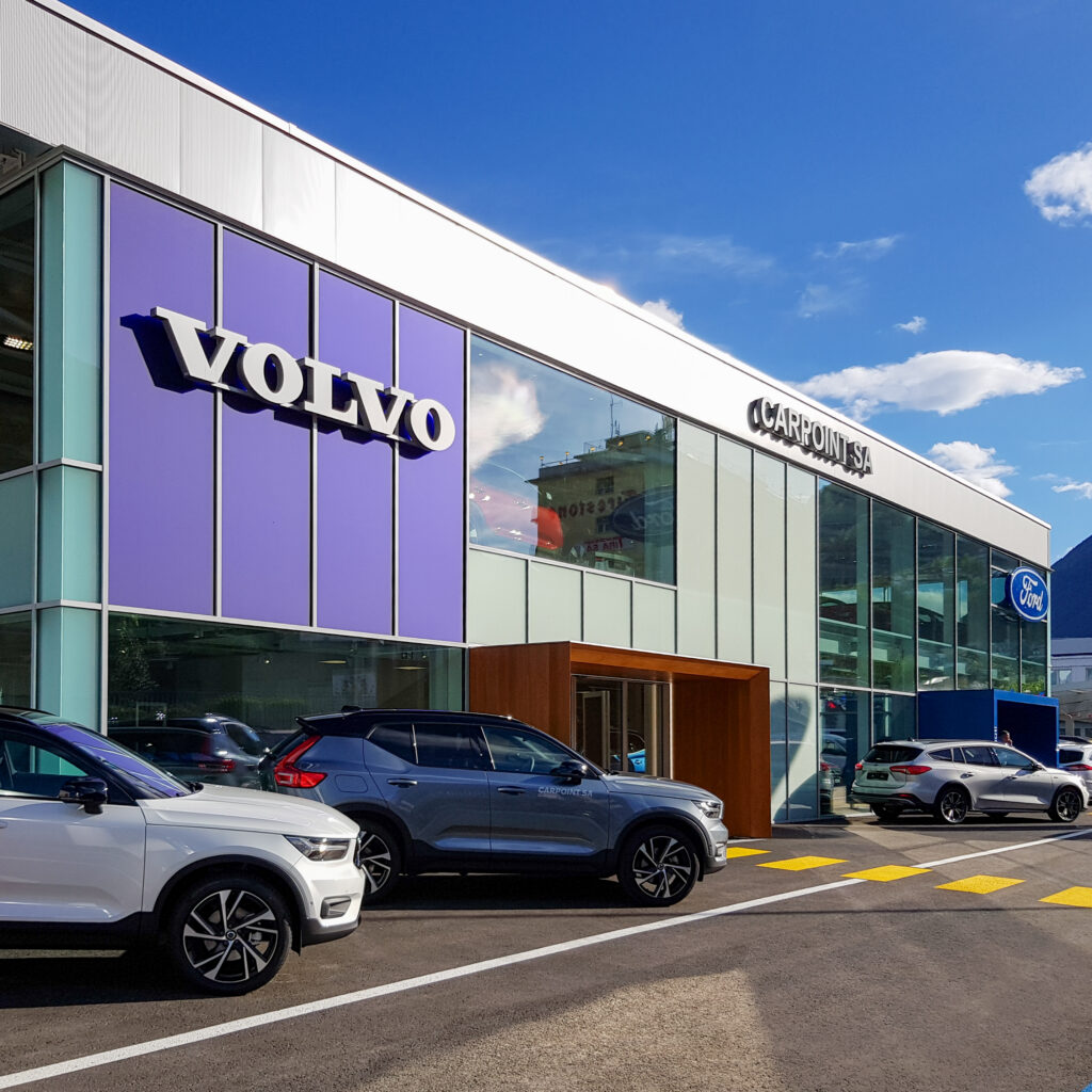 Nuova edificio FORD VOLVO a Giubiasco, 2016 – 2019